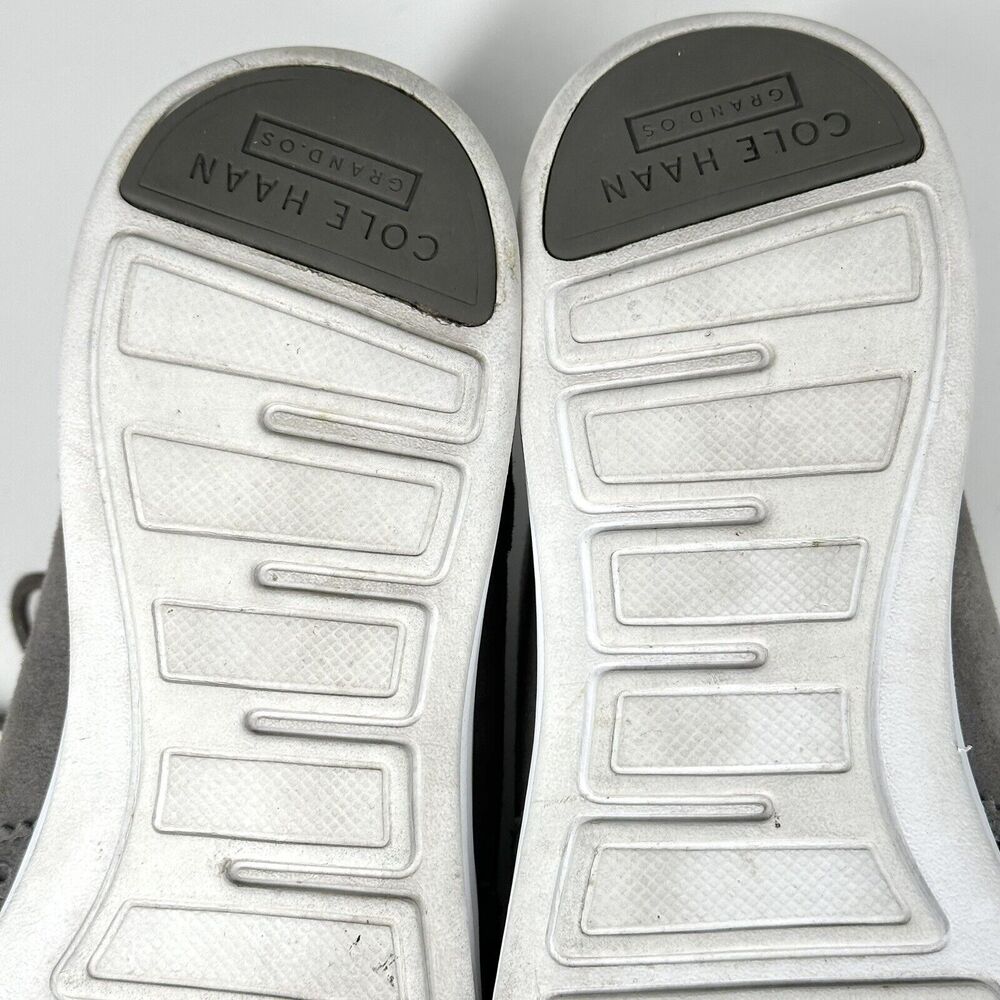 Cole Haan Misha Grand OS Women 10B Gray Suede Oxford II Shoes W05167 Wingtip - Picture 12 of 16